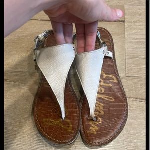 Sam Edelman sandals, white, size 8.5